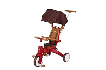 【美品】三輪車　iimo サンシェード付き Amazon.co.jp: 【サンシェード】【安全ベルト付き】エム・アンド